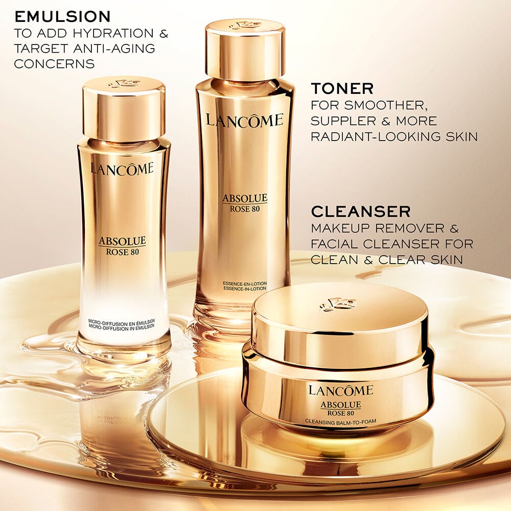 Absolue Rose 80 Transformative Cleansing Balm to Foam - Lancôme
